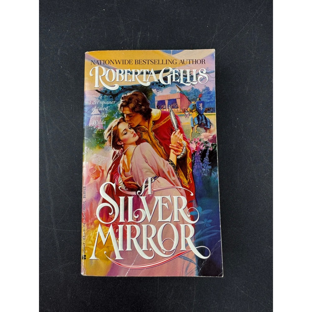 A Silver Mirror by Roberta Gellis Historical Romance Paperback 1989‎ Berkley